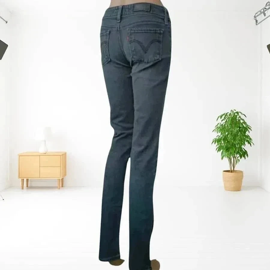 Jean vintage y2k Levis Strauss 571 slim fit taille basse, extensibel – photo 5